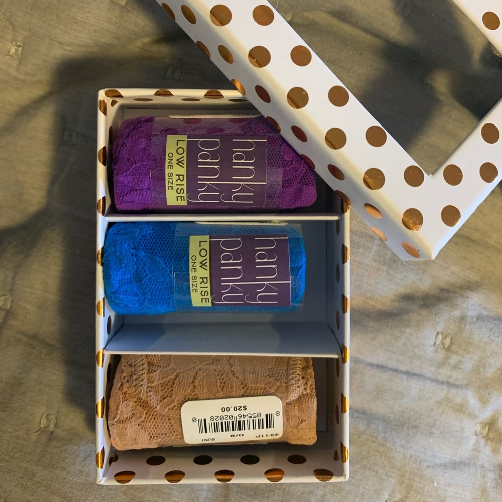 Hanky panky low rise thong-3 pack